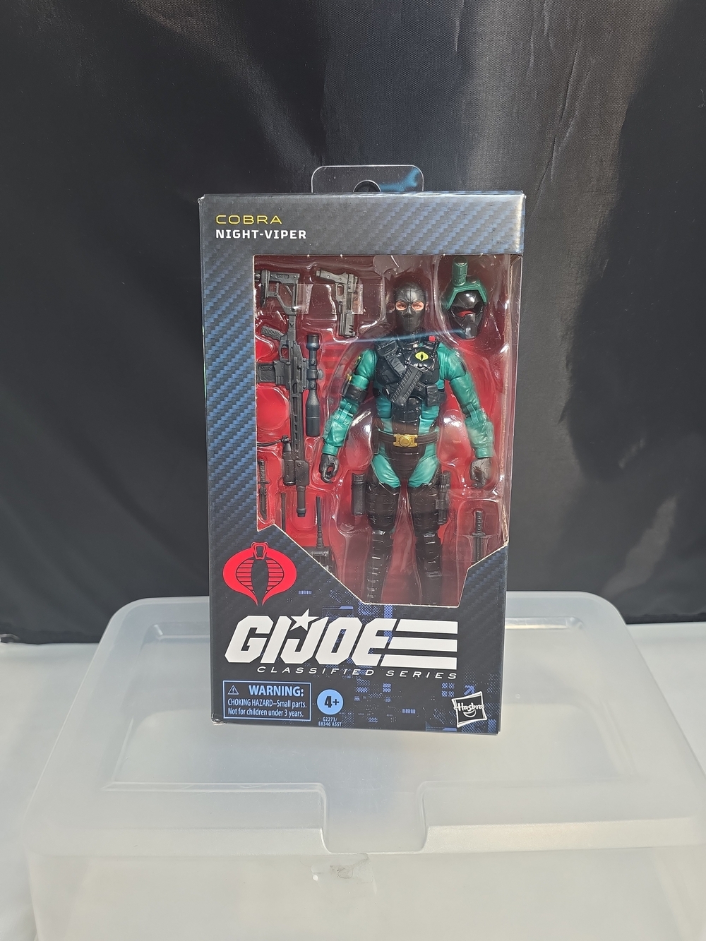 G.I. Joe Classified Series Cobra Night-Viper #137 6" Figure Hasbro New (Y1)